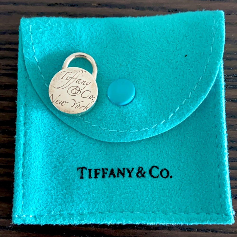Tiffany & Co. Notes Lock Pendant/Charm